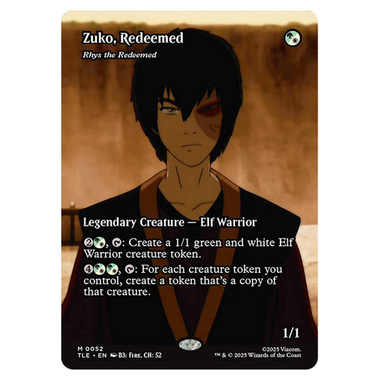 Rhys the Redeemed 0052 card from the Magic The Gathering set Avatar: The Last Airbender Eternal