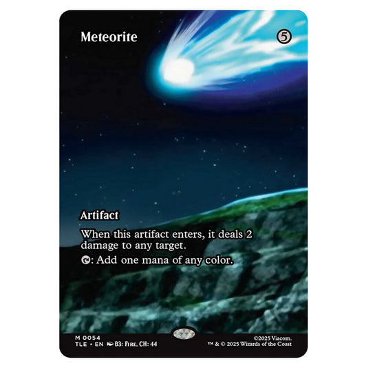 Meteorite 0054 card from the Magic The Gathering set Avatar: The Last Airbender Eternal