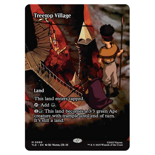 Treetop Village 0060 card from the Magic The Gathering set Avatar: The Last Airbender Eternal