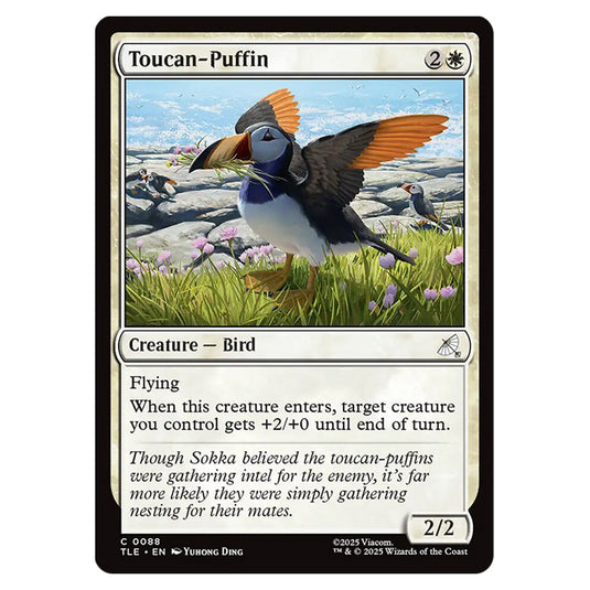 Toucan-Puffin 0088 card from the Magic The Gathering set Avatar: The Last Airbender Eternal