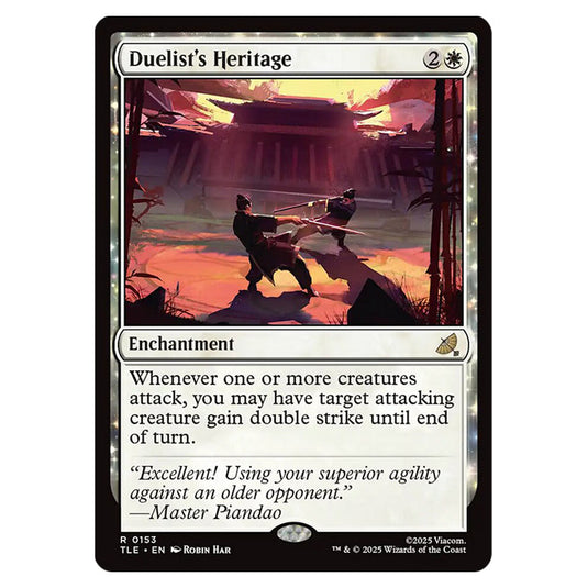Duelist's Heritage 0153 card from the Magic The Gathering set Avatar: The Last Airbender Eternal