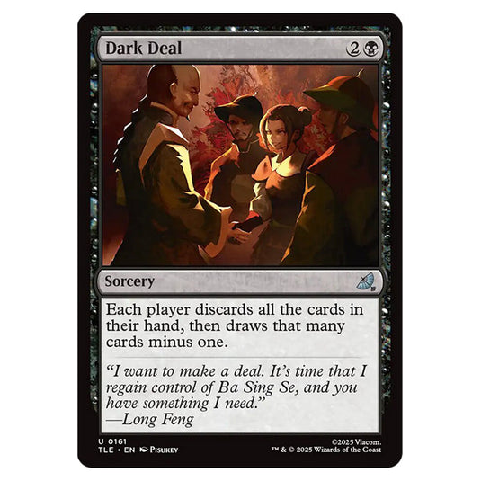 Dark Deal 0161 card from the Magic The Gathering set Avatar: The Last Airbender Eternal