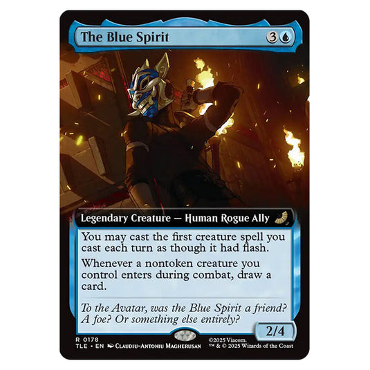 The Blue Spirit 0178 card from the Magic The Gathering set Avatar: The Last Airbender Eternal