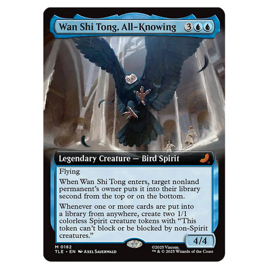 Wan Shi Tong, All-Knowing 0182 card from the Magic The Gathering set Avatar: The Last Airbender Eternal