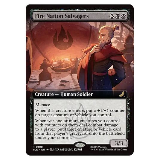Fire Nation Salvagers 0188 card from the Magic The Gathering set Avatar: The Last Airbender Eternal