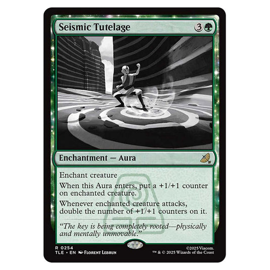 Seismic Tutelage 0254 card from the Magic The Gathering set Avatar: The Last Airbender Eternal