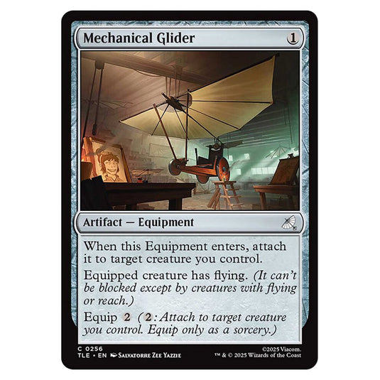 Mechanical Glider 0256 card from the Magic The Gathering set Avatar: The Last Airbender Eternal