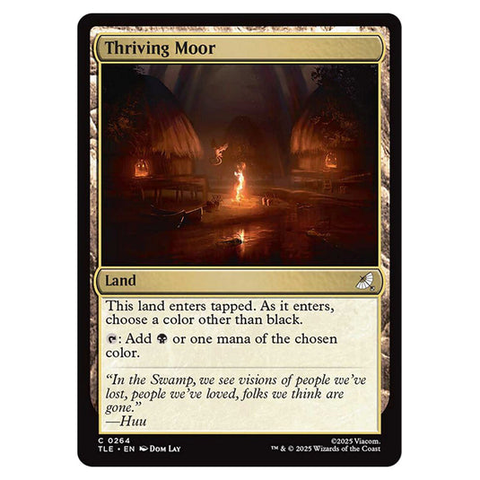 Thriving Moor 0264 card from the Magic The Gathering set Avatar: The Last Airbender Eternal