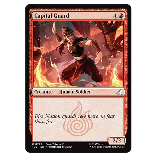 Capital Guard 0277 card from the Magic The Gathering set Avatar: The Last Airbender Eternal