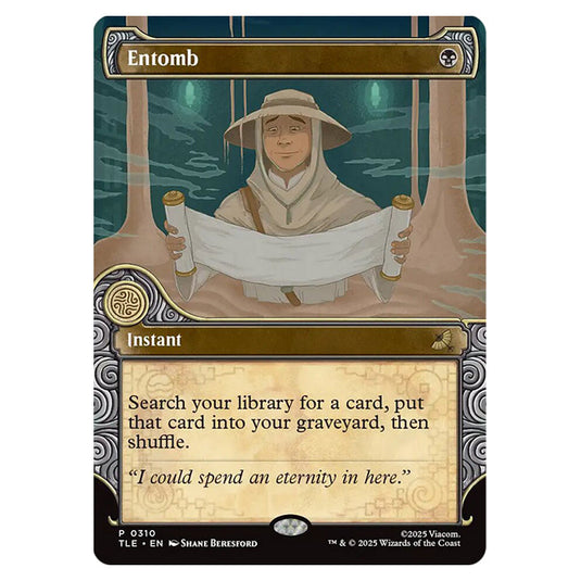 Entomb 0310 card from the Magic The Gathering set Avatar: The Last Airbender Eternal