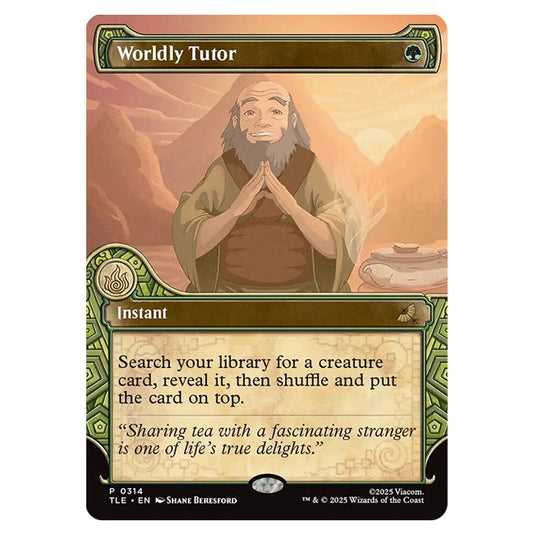 Worldly Tutor 0314 card from the Magic The Gathering set Avatar: The Last Airbender Eternal