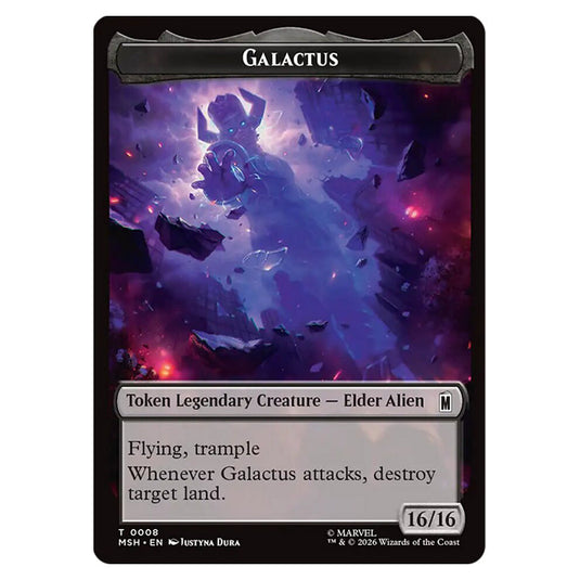 Galactus 0008 card from the Magic The Gathering set Marvel Super Heroes Tokens