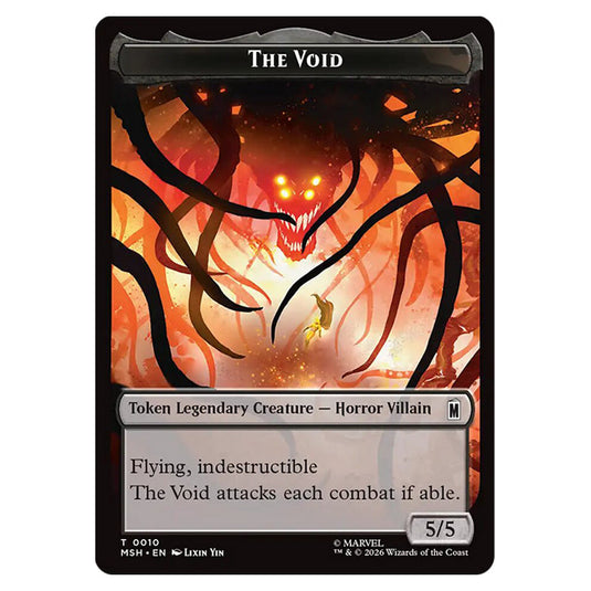 The Void 0010 card from the Magic The Gathering set Marvel Super Heroes Tokens