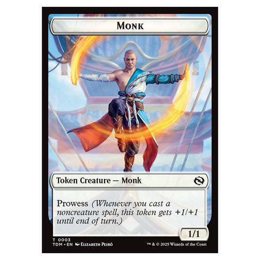 Bird 0002 card from the Magic The Gathering set Tarkir: Dragonstorm Tokens