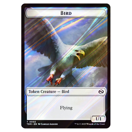 Monk 0003 card from the Magic The Gathering set Tarkir: Dragonstorm Tokens