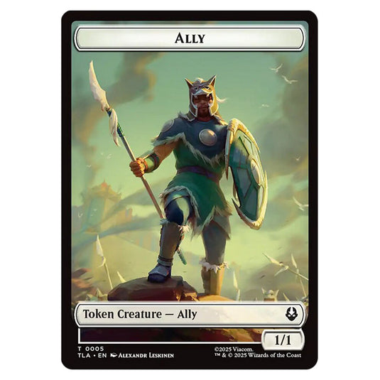 Ally 0005 card from the Magic The Gathering set Avatar: The Last Airbender Tokens