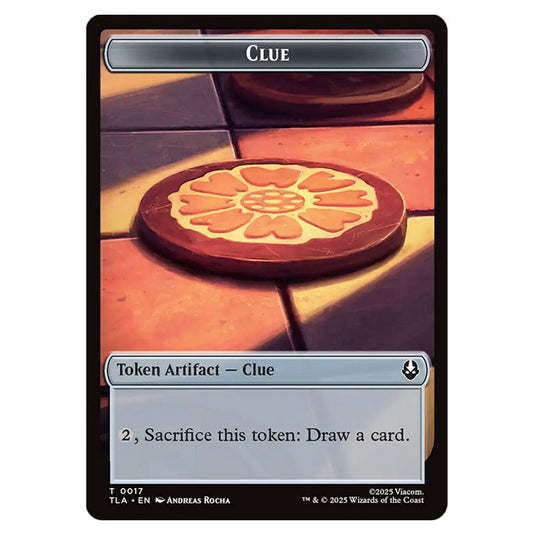 Clue 0017 card from the Magic The Gathering set Avatar: The Last Airbender Tokens