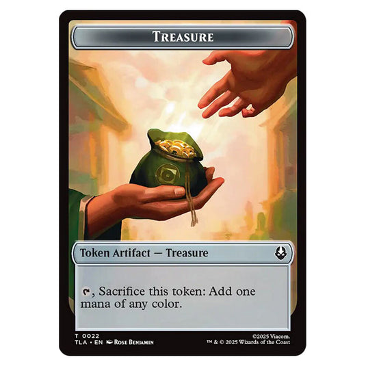 Treasure 0022 card from the Magic The Gathering set Avatar: The Last Airbender Tokens