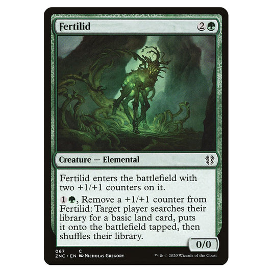Fertilid 067 card from the Magic The Gathering set Zendikar Rising Commander