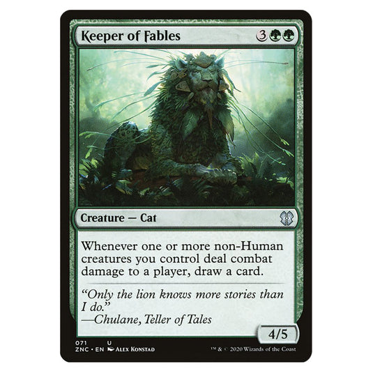 Keeper of Fables 071 card from the Magic The Gathering set Zendikar Rising Commander