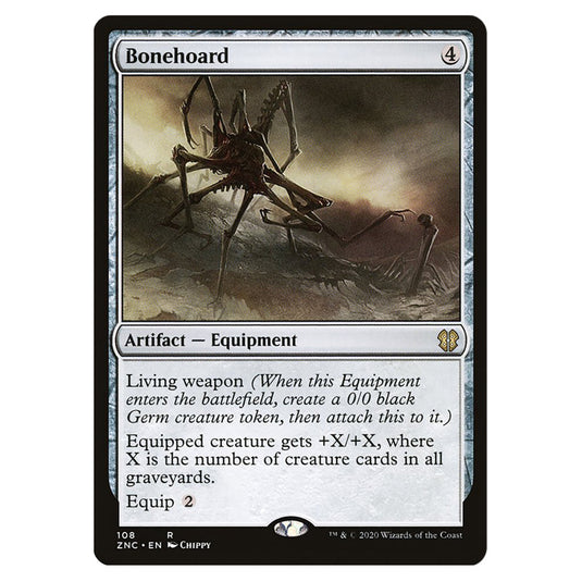Bonehoard 108 card from the Magic The Gathering set Zendikar Rising Commander