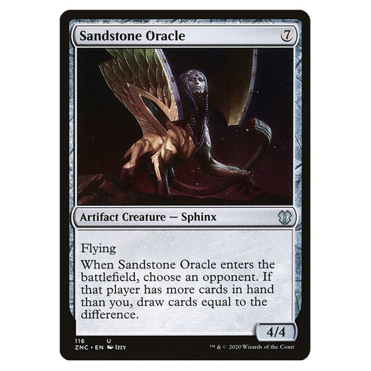 Sandstone Oracle 116 card from the Magic The Gathering set Zendikar Rising Commander