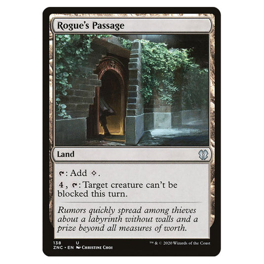 Rogue's Passage 138 card from the Magic The Gathering set Zendikar Rising Commander