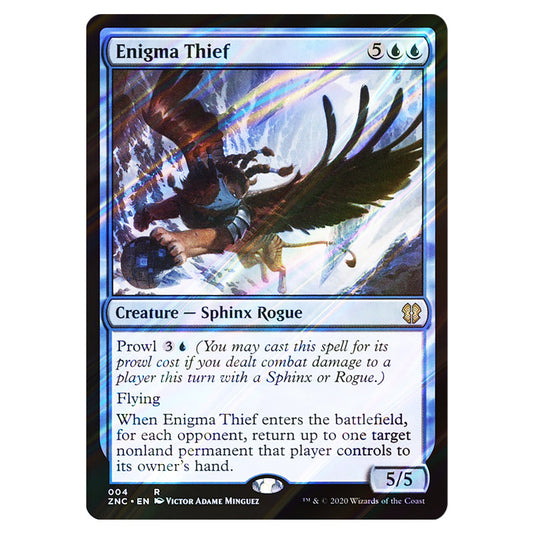 Enigma Thief 004 card from the Magic The Gathering set Zendikar Rising Commander