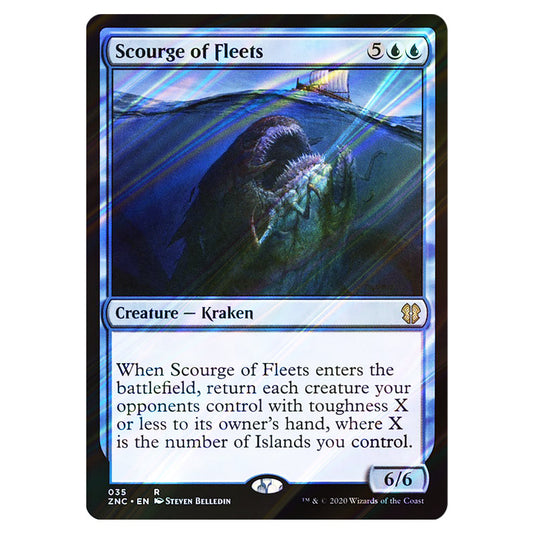 Scourge of Fleets 035 card from the Magic The Gathering set Zendikar Rising Commander