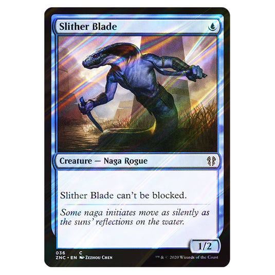 Slither Blade 036 card from the Magic The Gathering set Zendikar Rising Commander