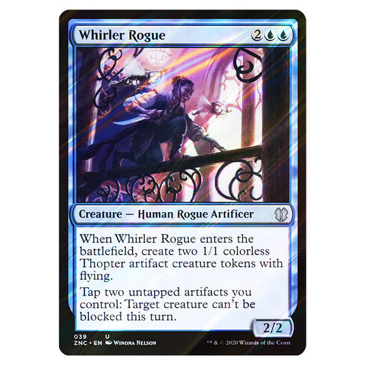 Whirler Rogue 039 card from the Magic The Gathering set Zendikar Rising Commander