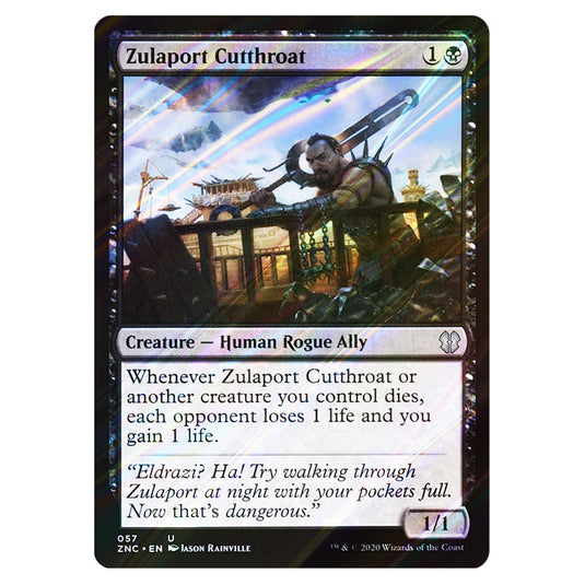 Zulaport Cutthroat 057 card from the Magic The Gathering set Zendikar Rising Commander