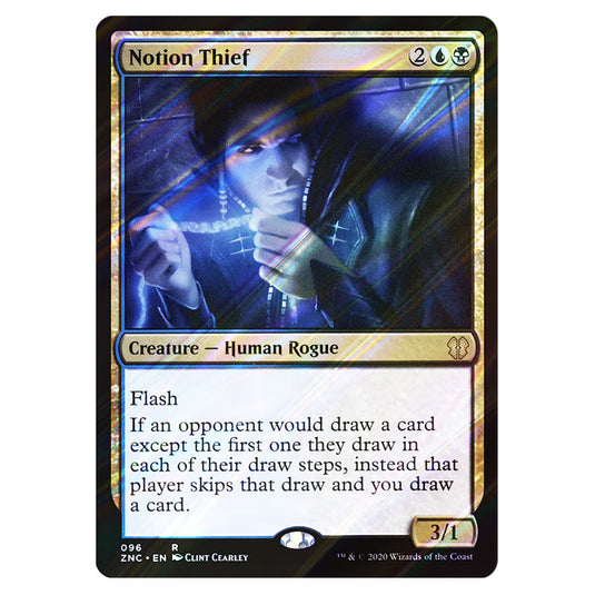 Notion Thief 096 card from the Magic The Gathering set Zendikar Rising Commander