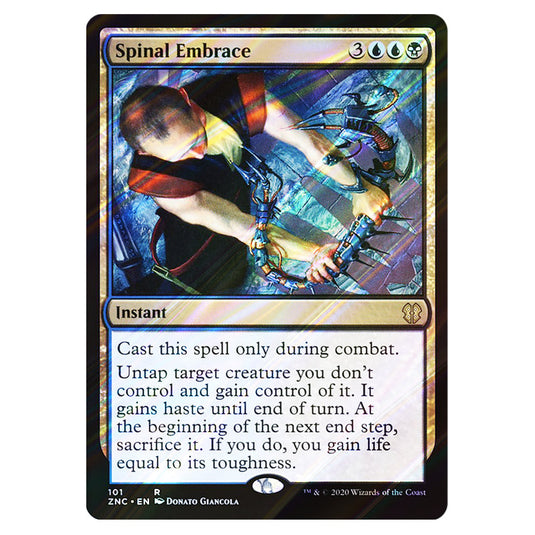 Spinal Embrace 101 card from the Magic The Gathering set Zendikar Rising Commander