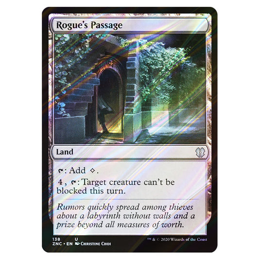 Rogue's Passage 138 card from the Magic The Gathering set Zendikar Rising Commander