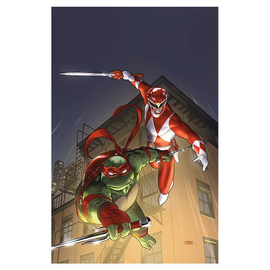 MMPR TMNT II - Issue 1 (of 5) Cover I Cardstock Variant Clarke