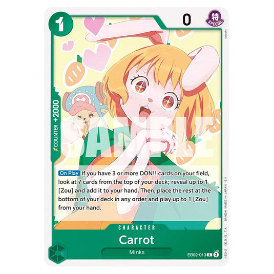 Carrot EB02-013 card from the One Piece set Anime 25th Collection