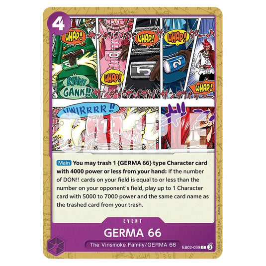 GERMA 66 EB02-039 card from the One Piece set Anime 25th Collection
