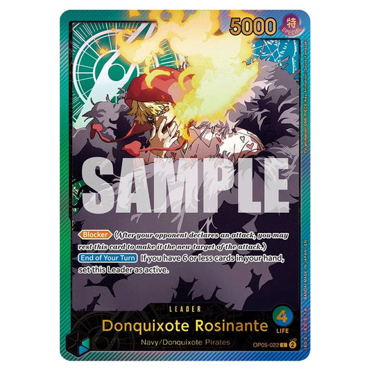 Donquixote Rosinante OP05-022(EB02) card from the One Piece set Anime 25th Collection