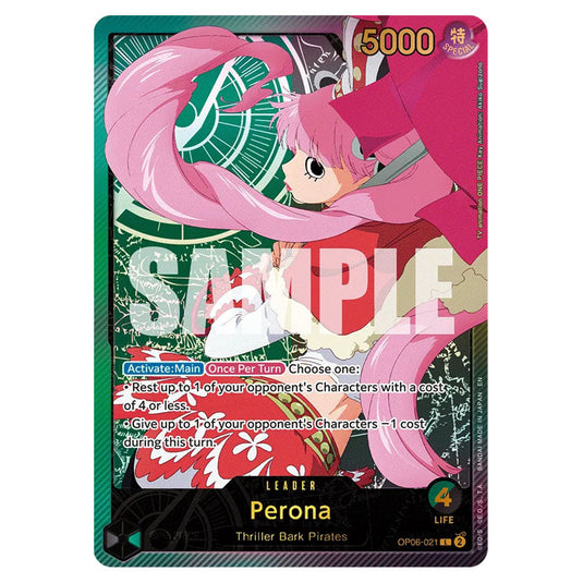 Perona OP06-021(EB02) card from the One Piece set Anime 25th Collection