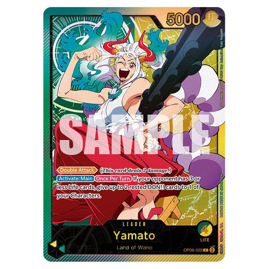 Yamato OP06-022(EB02) card from the One Piece set Anime 25th Collection