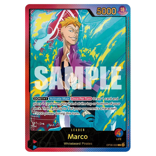 Marco OP08-002(EB02) card from the One Piece set Anime 25th Collection