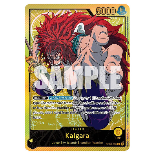 Kalgara OP08-098(EB02) card from the One Piece set Anime 25th Collection