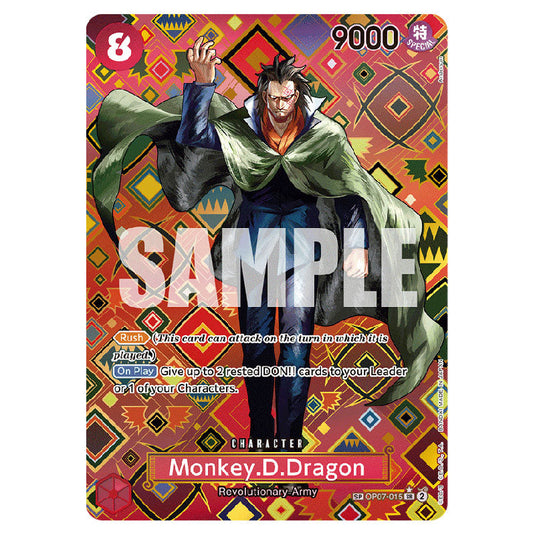 Monkey.D.Dragon OP07-015-(OP-09) card from the One Piece set Emperors In The New World