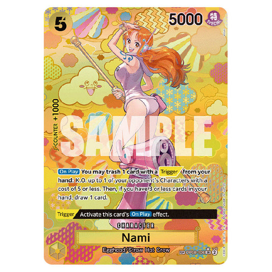 Nami OP08-106-(OP-09) card from the One Piece set Emperors In The New World