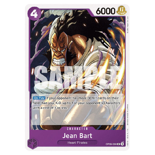 Jean Bart OP09-066 card from the One Piece set Emperors In The New World