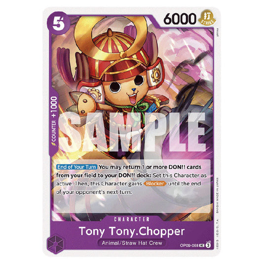 Tony Tony.Chopper OP09-068 card from the One Piece set Emperors In The New World