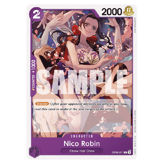 Nico Robin OP09-071 card from the One Piece set Emperors In The New World