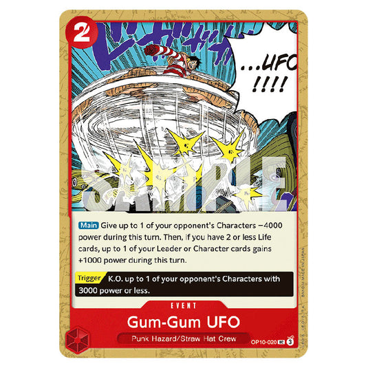 Gum-Gum UFO OP10-020 card from the One Piece set Royal Blood