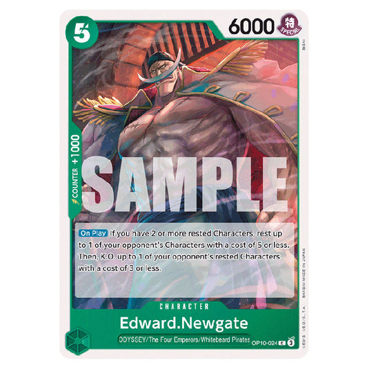 Edward.Newgate OP10-024 card from the One Piece set Royal Blood